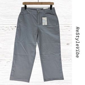 CROFT & BARROW Women’s Size 6 Chino Pant Capri Stretch Style NWT Mid Rise NEW